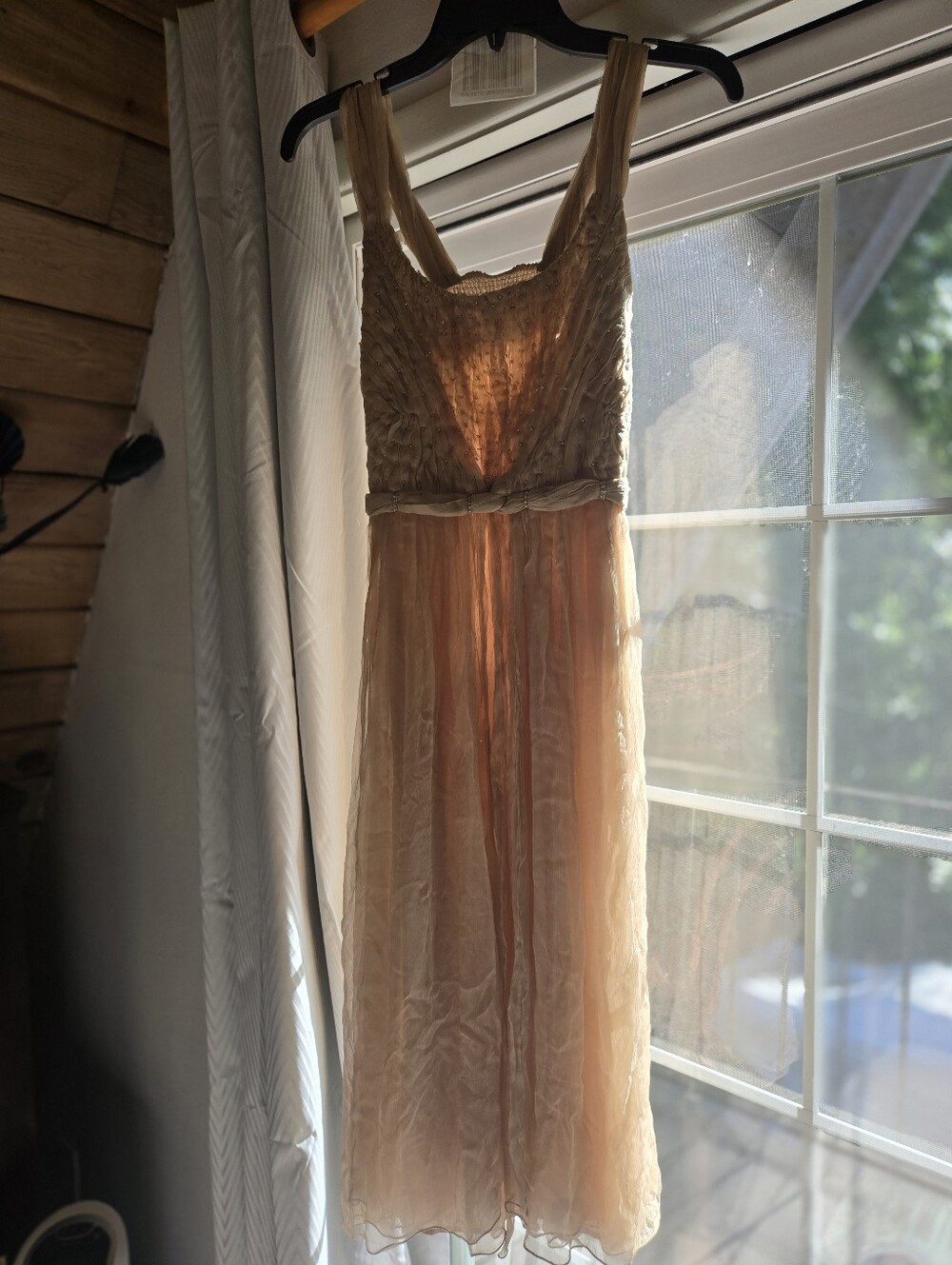 Beaded Midi Grecian Dress XS - Picture 2 of 15
